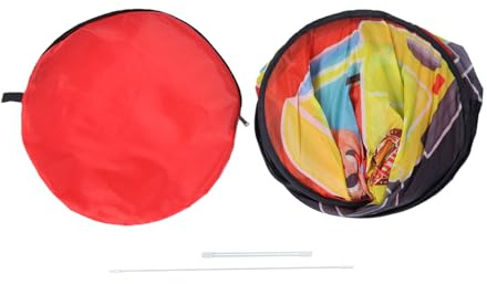Ejoyous Kids Play Tent Pop Up Play Tent for Children with Rainproof Fabric and Steel Frame Instant 1 Second Setup Fits 4 Kids for Indoor Outdoor Playroom Backyard Travel (Burger Truck Red)