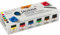 KREUL 90600 - Javana Juego de 6 botes de 20 ml de pintura ligera para tela con 1 pincel Colores básicos brillantes Carácter cremoso Lavable después de la fijación