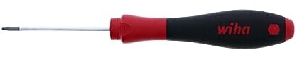 Wiha Schraubendreher SoftFinish® TORX® mit Rundklinge (01285) T5 x 60 mm ergonomischer Griff für kraftvolles Drehen, Allrounder für Industrie und Handwerk