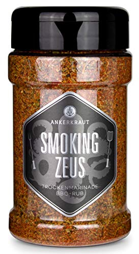 Ankerkraut Smoking Zeus, Gewürzmischung zum Grillen und Zubereiten von Gyros und Schweinefleisch, 200g im Streuer