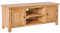 Surrey Oak Large TV Unit Cabinet for Living Room | Roseland Furniture Traditional Rustic Waxed 120 cm Solid Wood Television Stand Suitable for TVs up to 54 inch| Fully Assembled