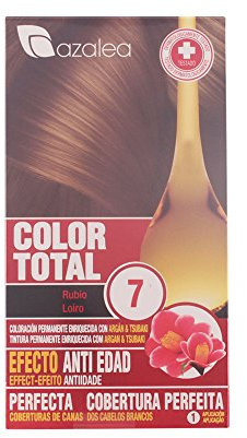 ALEA - Tinte Pelo Mujer - Color Total - Nº 7 - Color Rubio - Coloración Permanente en Crema - Aceite Argán y Tsubaki - Cobertura Total de Canas - Aclara 3 Tonos en Cabellos Naturales