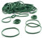 PlasticMill Rubber Bands - #33 Size - Rubberbands - 1Lb/500 Count 1 Pound / 500 Count Green