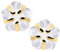 My Gold Ohrringe Echtes Gelbgold 333 Gold (8 Karat) Zirkonia Weiß Ø 5mm Goldstecker Little Paradise O-03332-G301-CZC-whi