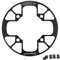 UPANBIKE Fahrrad Kettenblatt Schutz für Mountainbikes 104 BCD Aluminiumlegierung Kettenblattschutz für (40~42T, Schwarz).