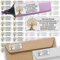 Adress-Etiketten - Adress-Aufkleber Sticker Namensaufkleber mit Ihrem Wunschtext 57x 23mm, für 1 bis 5 Zeilen Text - 45 Stück 45 Hintergründe zur Auswahl (43 Baum Tree)