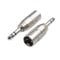 Cable Matters Juego de 2 adaptadores de 6,35 mm TRS a XLR (macho a macho), 1/4 pulgada TRS a XLR