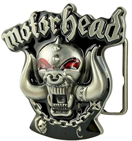 Gürtelschnalle Buckle Motorhead Totenkopf Motiv Metall