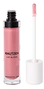 UND GRETEL Naturkosmetik KNUTZEN Lipgloss – Pflegend, hochpigmentiert, natürlich und zertifiziert - Farbe Matte Clear Rosé 09