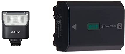 Sony HVL-F28RM externer Systemblitzgerät für für Multi-Interface-Zubehörschuh mit kabelloser Funksteuerung & NP-FZ100 Akku (InfoLITHIUM-Akku Z-Serie, 7,2V/16,4Wh (2280 mAh)) schwarz