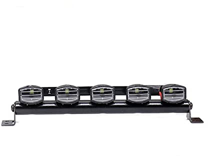 KEEDA RC Auto Dachlampe LED Lichtleiste für 1/8 1/10 RC Crawler Car Monster Truck HSP HPI TRX4 TAMIYA CC01 Axial SCX10 D90 (5 LED)