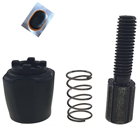 Shimano Fahrrad Schaltung Schaltzug Einstellschraube 3TLG Schwarz inkl. Schlauchflicken