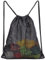 Netz-Rucksack mit Kordelzug, multifunktional, Sportausrüstung, Aufbewahrungstasche für Fitnessstudio, Strand, Schwimmen, Schwarz
