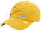 Kinder Baseball Cap für Jungen Mädchen Verstellbar Sport Baumwolle Kappe Herbst Mit Dinosaurier-Stickerei Schirmmütze Kinder UV Schutz Basecap 2-6 Jahren, Gelb