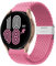 20mm Bracelet Elastique Tressée pour Samsung Galaxy Watch 7 6 5 4 40/42/44/46/43/47mm/5 Pro 45mm Bande de Remplacement Sport en Nylon Élastique Réglable pour HUAWEI Watch GT/2/2e/Pro 42mm,Rose