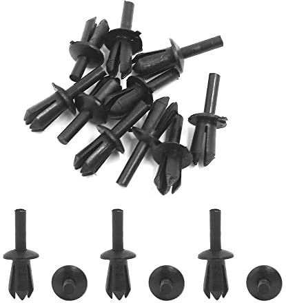 10x For BMW 5mm Plastic Rivet Clips for Trims, Wheel Arch Liner/Lining & Mouldings
