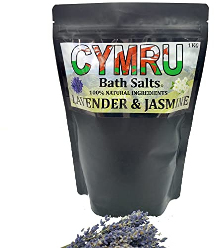 Sleep Aid Lavender Bath Spa Hot Tub Salts CYMRU Welsh Natural Ingredients (1kg)