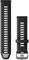Garmin Cinturino Originale, 22mm, Sgancio rapido, Silicone, Black & Powder Grey (stile Forerunner 265)