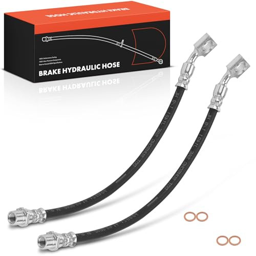 Frankberg 2x Bremsschlauch Hinten Links Rechts Replace #24436542 | Kompatibel mit Opel Signum Z03 Vectra C Caravan CC Z02, Saab 9-3 D75 D79 E79 YS3F Kombi E50 Cabriolet YS3F; M10x1.0
