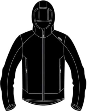 CMP Softshell Jungen Kapuzen Jacke | Funktionsjacke für aktive Kinder, ergonomischer Schnitt, atmungsaktiv, Outdoor-Abenteuer