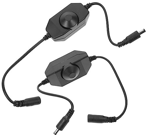 DOITOOL 2pcs Dimming Controller for Led Strip Light Part Led Light Dimmer Control Knob Lamp Accessory Desk Lamp Brightness Controller