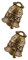Warmhm 2stücke Vintage Messing Glocken Statues Feng Shui Ornament Handgefertigte Glocken Für Retro Dekoration Schlüsselanhänger Für Besondere Anlässe Robust Und Langlebig