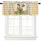 Surwin Bistrogardine Coffee Break Scheibengardine Küchengardine mit Landhausstil, Kurzgardine Wohnzimmer Landhaus Càfe Gardinen Moderne Kurz Vorhang (137x45cm,Kalb)