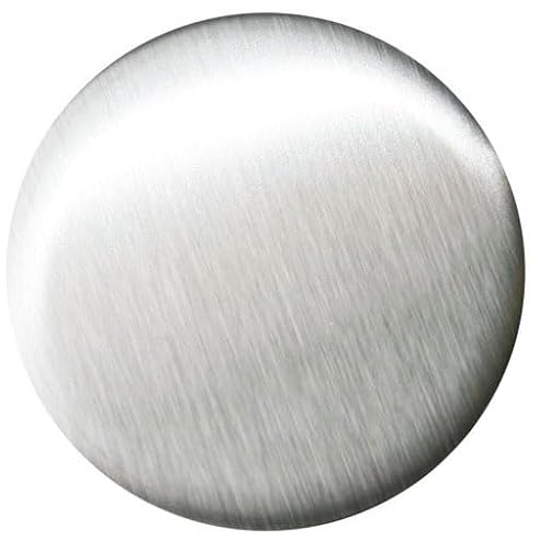 Ronde 50 x 4 mm einseitig geschliffen Edelstahl V2A Runde Edelstahlplatte Endkappe Deckel Flansch Edelstahlkappe Ankerplatte Rohrabschluss Platte Blech Rund Rohrverschluss Geländer VA A2 AISI304 ...