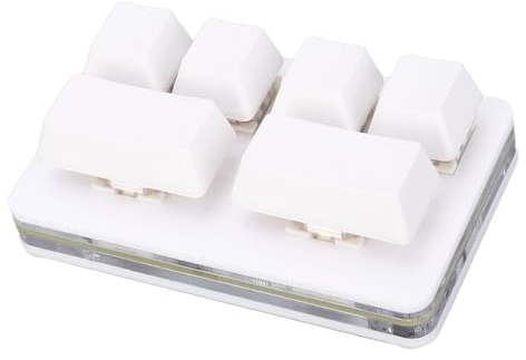 Plyisty Einhändige Makro-Tastatur, USB-little-6-Tasten-Tastatur, Mechanische RGB-Gaming-PC-Tastatur, Office-Tastatur Zum Kopieren und Einfügen, für Linux, für OS X, für RPi