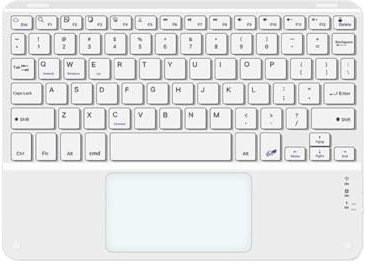 Louttary Teclado Bluetooth Touchpad 10 Pulgadas Compatible con IPADOS e iOS Inglés