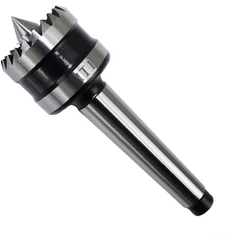 Multi-tooth Woodworking Lathe Drive Center Spindle, Turning Center Metal Turning Tool, Suitable For Wood And Metalworking Lathes, Revolving Center Taper Metal Work Lathe Tool (MT1)
