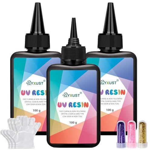 UV harz 300g upgraded kristallklar hartes UV schnell härtende epoxidharz für schmuckherstellung kunst anhänger, Gießen und Beschichten uv kleber