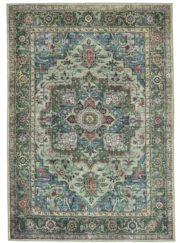 RugVista Georgia Oriental Teppich - Grün/Mehrfarbig 300x400 Orientalischer Teppich