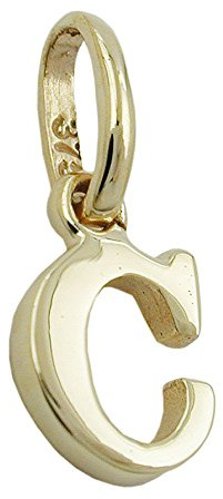Anhänger Einhänger ' C ' Goldbuchstabe Buchstabe aus 375 Gold Gelbgold Unisex