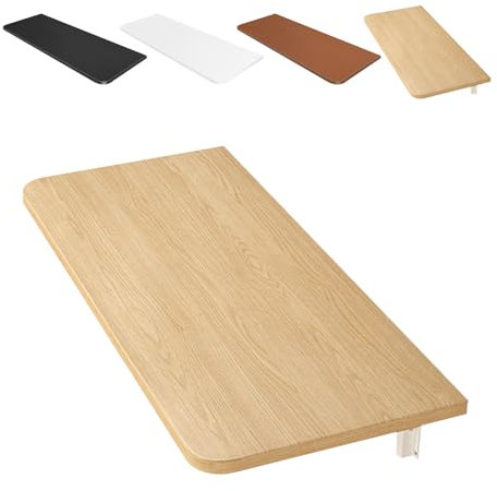 XUANYU Faltbare Esstische, Hängetische für Balkon, Küchentisch, hoher Tisch, Wandklapptisch, für Konsole, Wohnzimmer, Balkon, Garderobe und Schlafzimmer (Holz 60 x 30 x 1,6 cm)