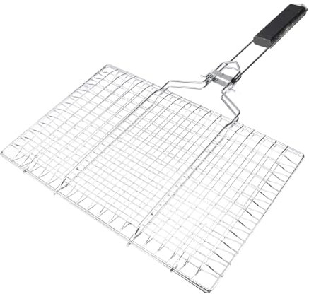 TOGEVAL 1pezzi Barbecue in Acciaio Resistente Staccabile Liscia Per Picnic Barbecue All Aperto Facile Da Pulire