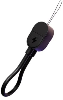 KAQNTUD Compactly Type C to Type C Keychain Cable 60W Fast Charging Wire with Lanyard for Phone 15 S24 Note 20 Phones