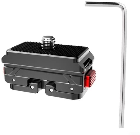 Feegow Schnellspann-Halterung für Insta360, magnetische Schnellspann-Basis, kompatibel mit X5, X4, X3, X2, Basis aus Aluminiumlegierung für ACEPRO, für Stativ-Selfie-Radfahren (Set)