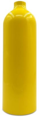Kueohse Botella de oxígeno de alta presión de aleación de aluminio, 20 MPa, para exteriores, buceo, equipo de buceo, 1 L