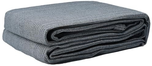 vidaXL Zeltzubehör Blaugrau Polyester 400 x 800 cm Robust