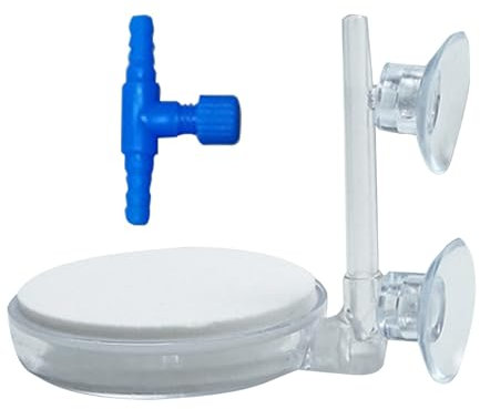 Jubilofex Aquarium Luftausströmer Stein | Luftpumpe Sauerstoffversorgung Stein für Aquarium | Leise Ultrafeine Bläschen Für Zuhause & Gartenteich