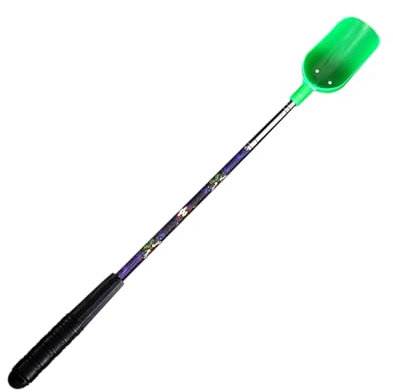 YiQinzcxg Cucchiaio da pesca 3 sezioni telescopico in ghisa pala per particelle di alimentazione Boilies