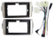 Radio Mounting Kit, 9 Inch Dashboard Frame, Audio System Adapter Bracket, 9 Inches Compact Vehicle Speaker Mount, for Truck, Marine, Car Stereo Installation, Equipment Upgrade