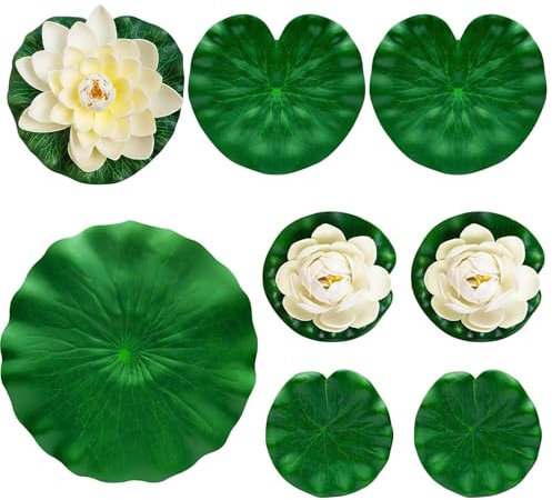 Flores Artificiales Decorativas 9 Piezas Artificiales Realistas
