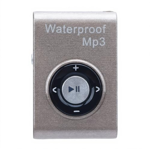 XUMIUZIY Lettore MP3 Impermeabile per il Nuoto, Lettore MP3 Impermeabile IPX8 da 8 GB con Cuffie, Custodia in Alluminio, qualità Audio HiFi Senza Perdita di Dati, Adatto per Immersioni e