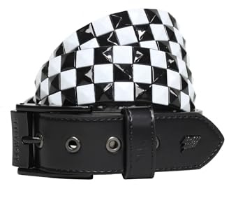 Lowlife Herren Gürtel - Schwarz - Black/Black/White - Small