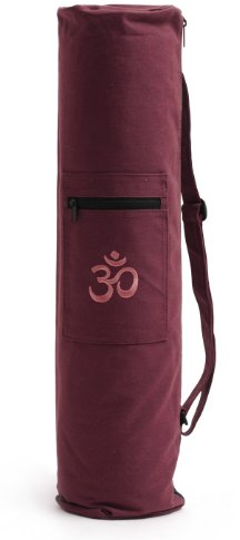 Yogistar 108842 Yogatasche OM - Baumwolle - 65 cm - Bordeaux