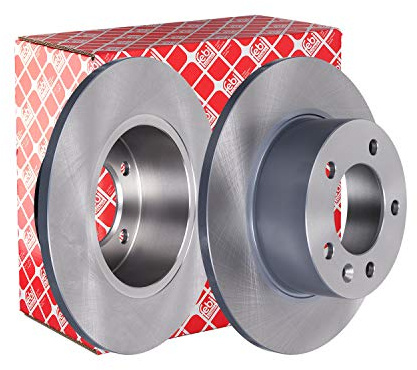 febi bilstein 40093 Brake Disc Set (2 Brake Disc) rear, full, No. of Holes 5