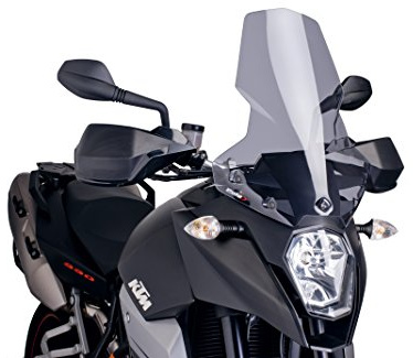 Puig 6495H Touring Windscreen improved wind protection, Smoke