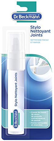 Dr. Beckmann - Stylo Nettoyant Joint Carrelage - Pour Un Nettoyage Rapide & Facile Des Joints Salle de Bain & Carrelage - Format Unique & Pratique Avec Formule Active Puissante - Lot de 3